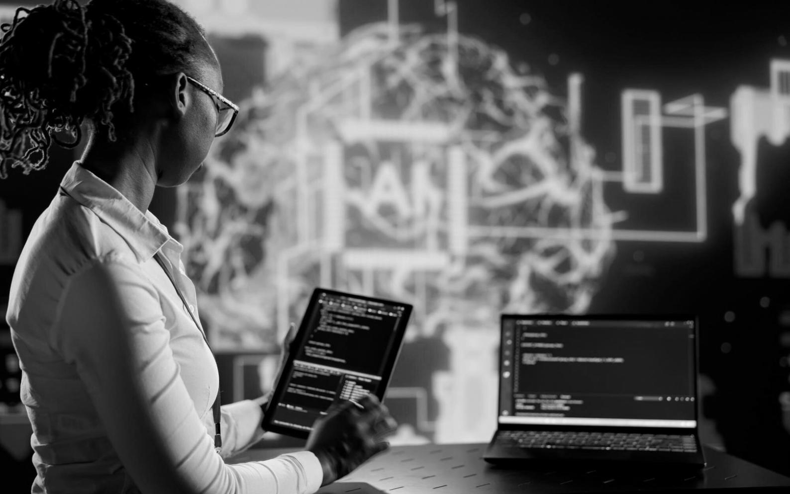 Smart contract development workspace showing code optimization results